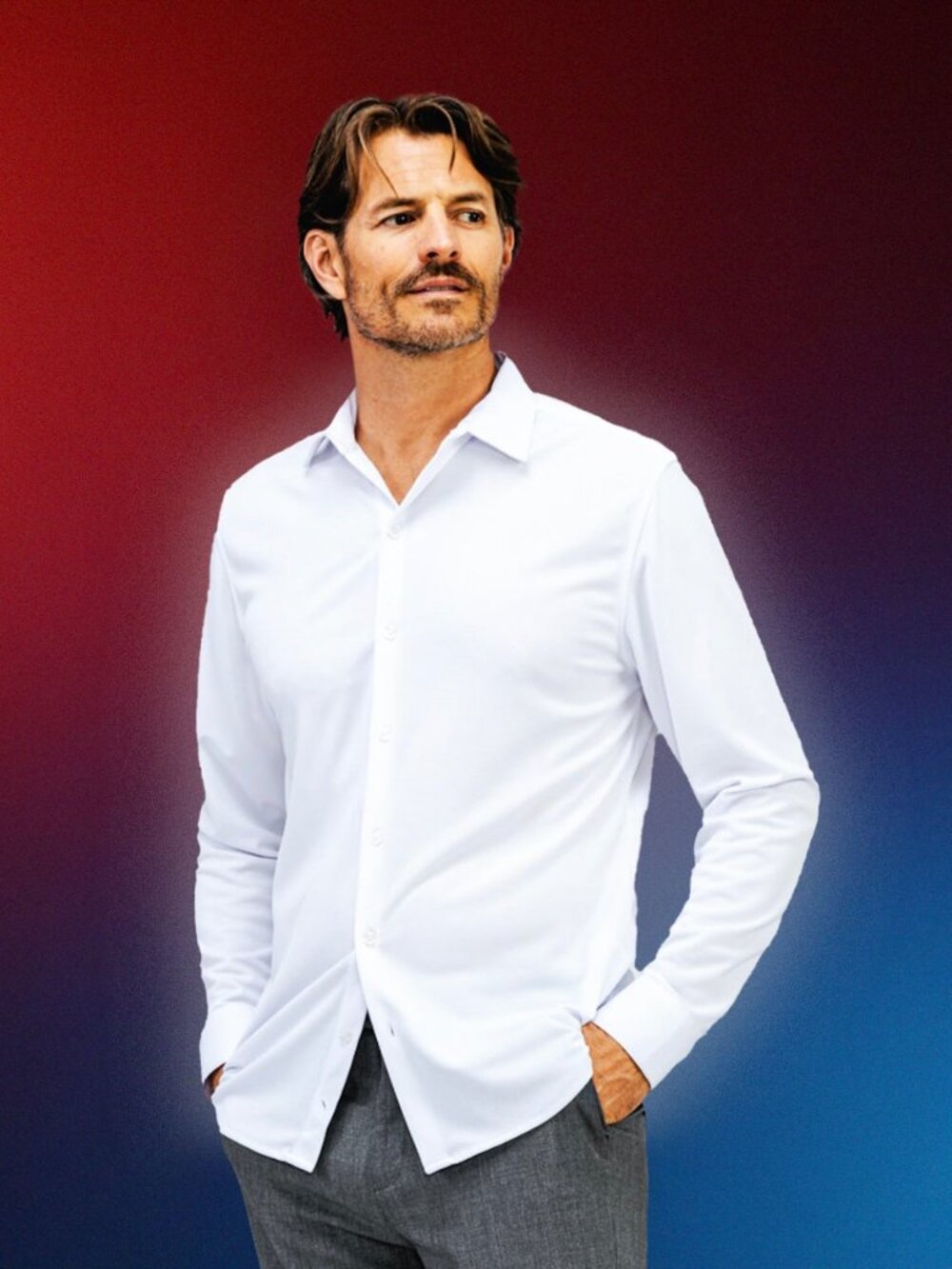 NWT Ministry of Supply Men’s Apollo Dress Shirt White Size L